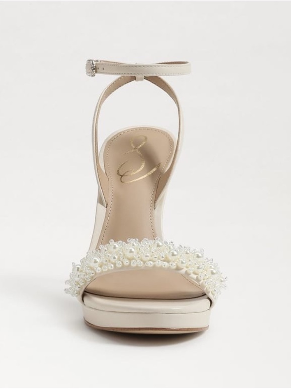 ♥️♥️ Sam Edelman Women's Jade Perla/ Ivory Lea Sandals Size 10M - Picture 3 of 7